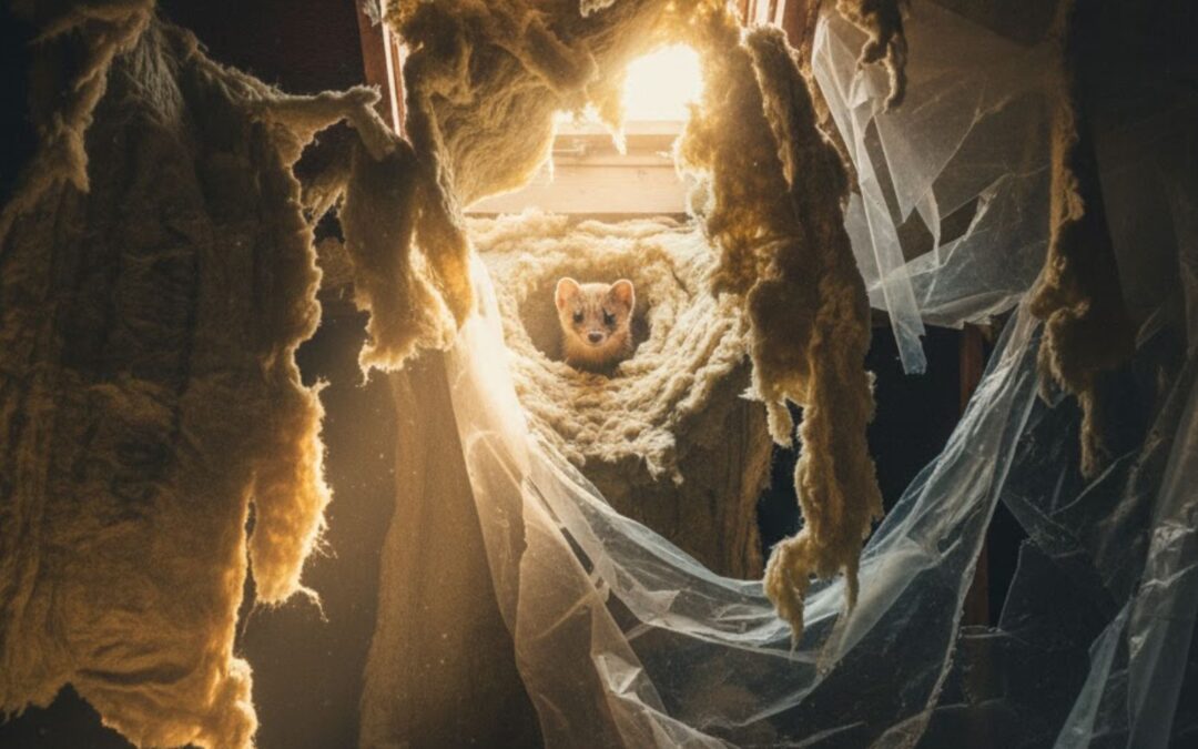 Jak rozpoznać obecność kuny na poddaszu?