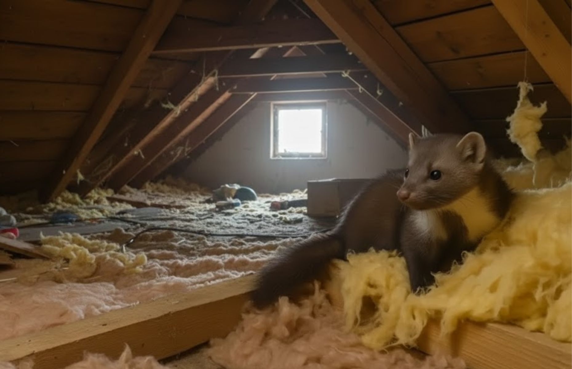 Gdzie śpi kuna domowa – Naprawy po kunie Gdzie śpi kuna domowa