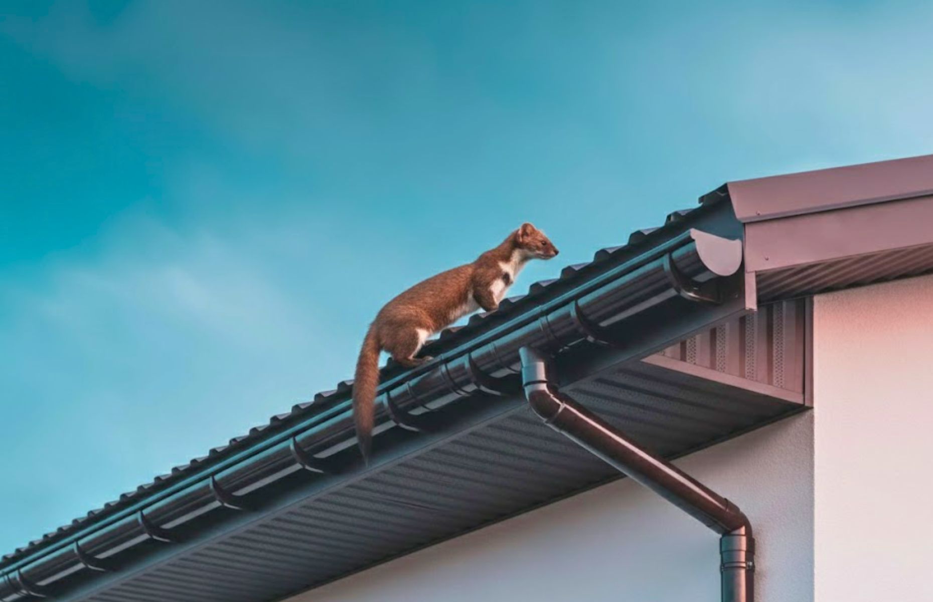 Jak kuna wchodzi na strych – Naprawy po kunie Jak kuna wchodzi na strych