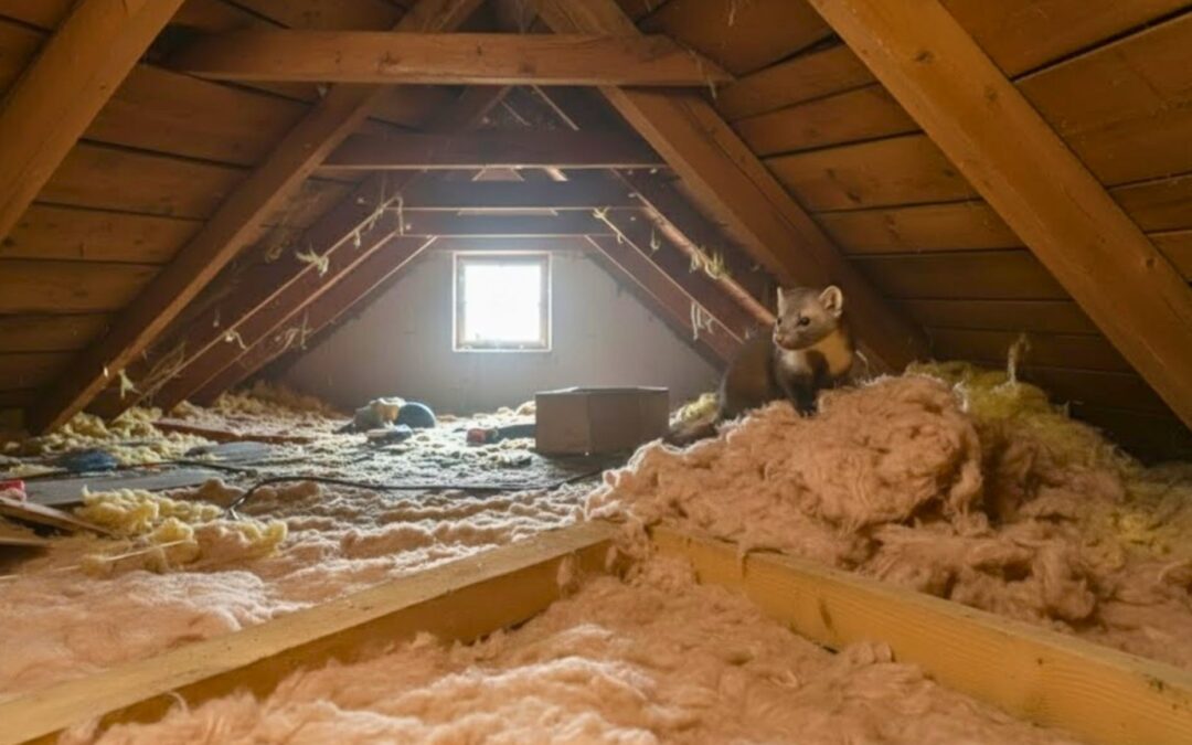 Usuwanie szkód po kunach – co zrobić gdy kuna zniszczyła izolację?