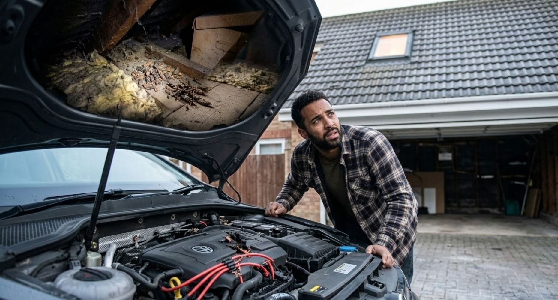Kuna przegryzła kable w samochodzie Uważaj, jej kolejnym celem będzie Twoje poddasze! – Naprawy po kunie Kuna przegryzła kable